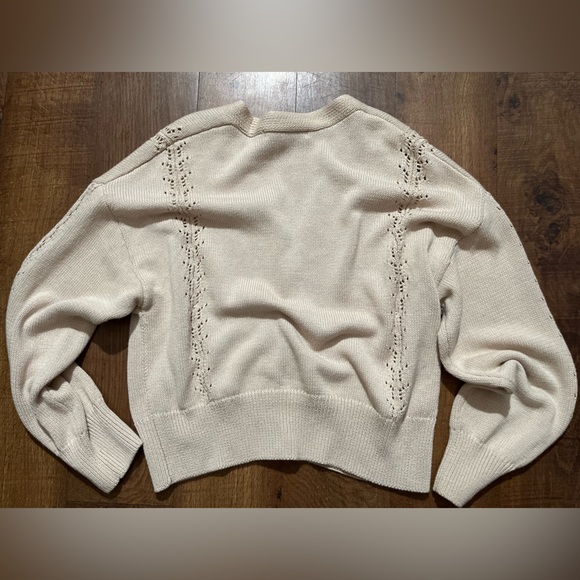 Marc New York Cream Knit Cardigan size XL - Picture 2 of 4